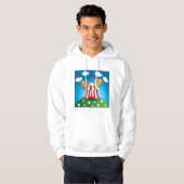 Red Circus Tent Mens Hoodie (Vorne ganz)