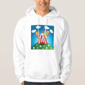 Red Circus Tent Mens Hoodie (Vorderseite)