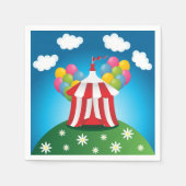 Red Circus Zent Paper Napkins Serviette (Vorderseite)