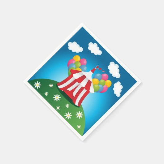 Red Circus Zent Paper Napkins Serviette (Ecke)