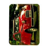 Red Citroën 2CV Magnet (Vertikal)