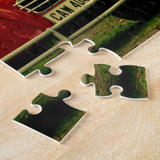 Red Citroën 2CV Puzzle (Seite)