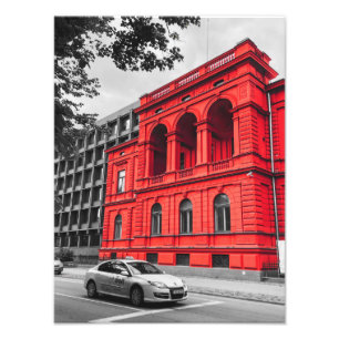 Red City Gebäude Minimalistisch Fotografie