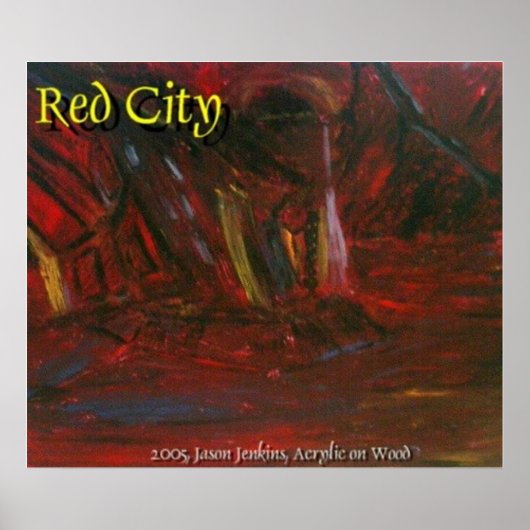 RED CITY POSTER (Vorne)
