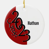 Red Class 2023 Abschluss Foto Keramikornament (Hinten)