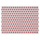 Red Class of 2026 Graduation Party Tischdecke (Vorderseite (Horizontal))