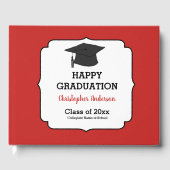 Red Class of Abschluss Gästebuch (Vorderseite)