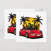 Red Classic Carrera - City Sunset (Vorne/Hinten)