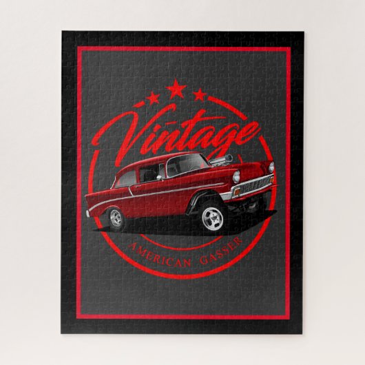 Red Classic Gasser Puzzle (Vertikal)