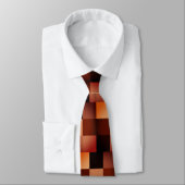 Red Clay Digital Dazzle Camouflage Nicktie Krawatte (Gebunden)