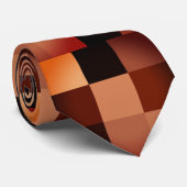 Red Clay Digital Dazzle Camouflage Nicktie Krawatte (Gerollt)