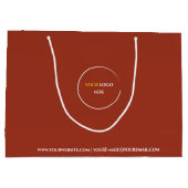 Red Clay Große Geschenktasche Geschenktüte (Rückseite)