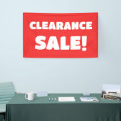 Red Clearance Sale-Banner Banner (Messeveranstaltung)