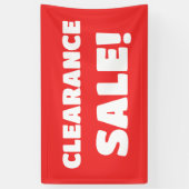 Red Clearance Sale-Banner Banner (Vertikal)