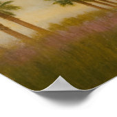 Red Cliffs Utah Temple Painting™ LDS Art Poster (Ecke)
