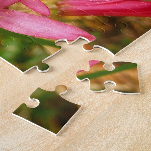 Red Clintonia Blume in Redwoods Puzzle (Seite)