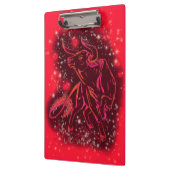 Red Clipboard Bull in der Starry Night Klemmbrett (Links)