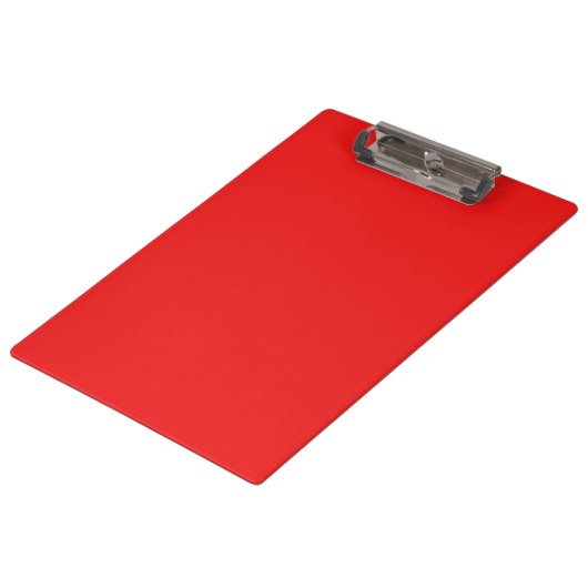 Red Clipboard Klemmbrett (Schrägansicht)