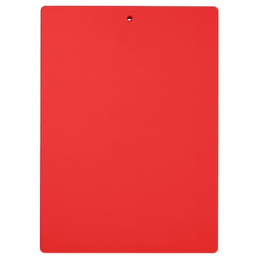 Red Clipboard Klemmbrett (Rückseite)