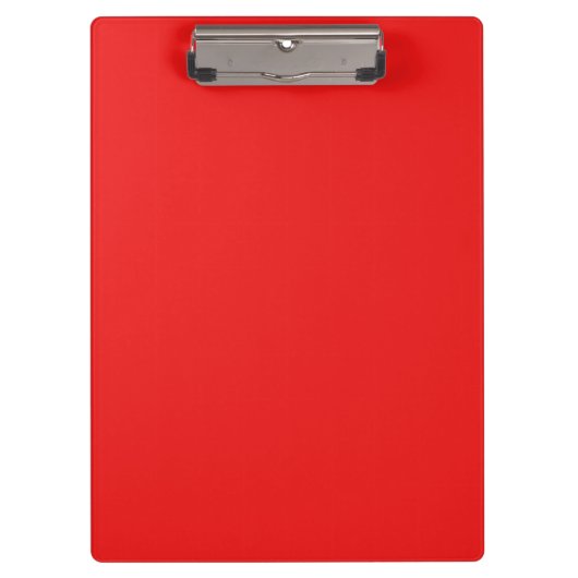 Red Clipboard Klemmbrett (Vorderseite)