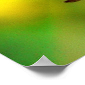 Red Closed Print Poster (Ecke)