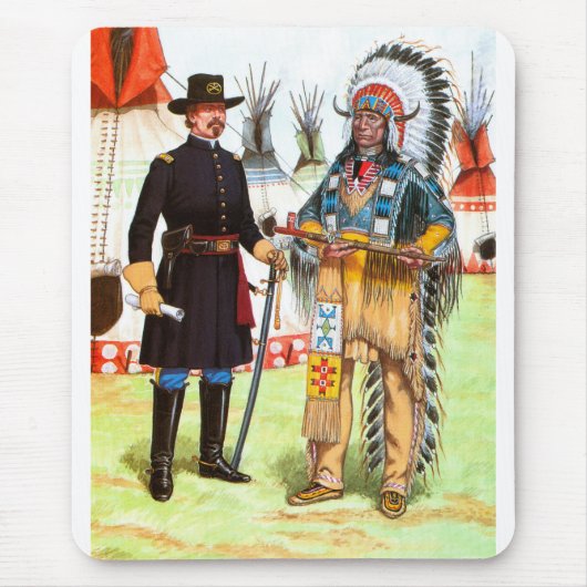 Red Cloud, Chef der Oglala Sioux Mousepad (Vorne)