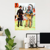 Red Cloud, Chef der Oglala Sioux Poster (Heimbüro)