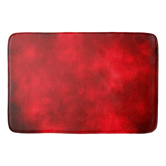 Red Cloud Effect Bath Mat Badematte (Vorderseite)