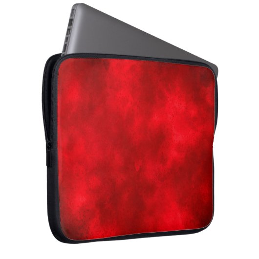Red Cloud Effect Electronics Bag Laptopschutzhülle (Vorne Rechts)