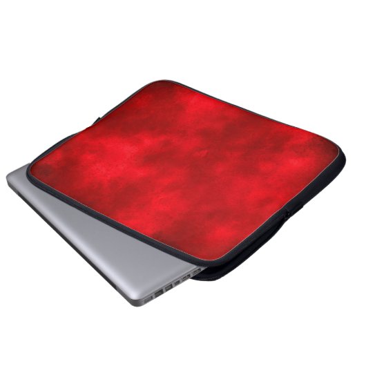 Red Cloud Effect Electronics Bag Laptopschutzhülle (Vorne Knopf)