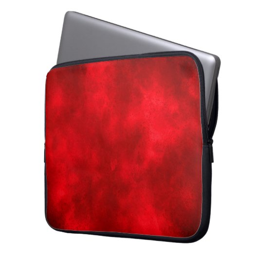 Red Cloud Effect Electronics Bag Laptopschutzhülle (Vorderseite Links)