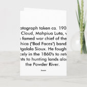 Red Cloud Karte (Rückseite)