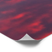 Red Cloud Sunset, Ohio Poster (Ecke)