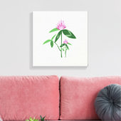 Red Clover Art Canvas Print Leinwanddruck (Insitu (Wohnzimmer))