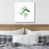 Red Clover Art Canvas Print Leinwanddruck (Insitu (Schlafzimmer))