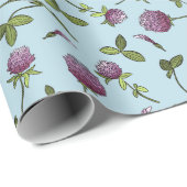 Red Clover Blue Baby Duschpapier Geschenkpapier (Rolleneckpunkt)