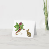 Red Clover Dragon - notecard Karte (Vorderseite)
