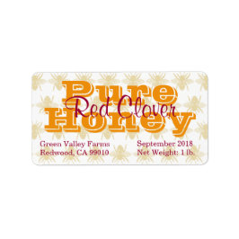 Red Clover Honey Jar