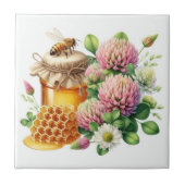 Red Clover Honey Sweet Beet Keramik Tile Fliese (Vorderseite)