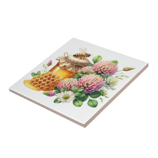 Red Clover Honey Sweet Beet Keramik Tile Fliese (Seite)
