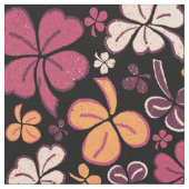 Red Clover Kleeblatt Pattern St Patrick`s Day Stoff (Nahaufnahme)