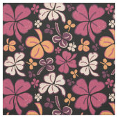 Red Clover Kleeblatt Pattern St Patrick`s Day Stoff (Muster)