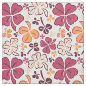 Red Clover Kleeblatt Pattern St Patrick`s Day Stoff (Muster)