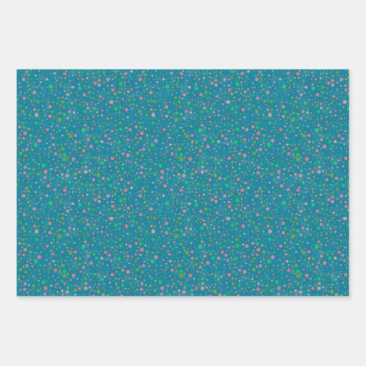 Red Clover Punkt Gift Wrap Geschenkpapier Set (Vorderseite 3)