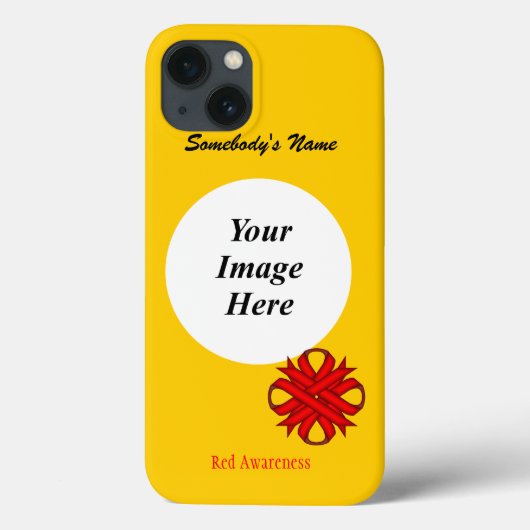 Red Clover Ribbon Template von Kenneth Yoncich Case-Mate iPhone Hülle (Rückseite)