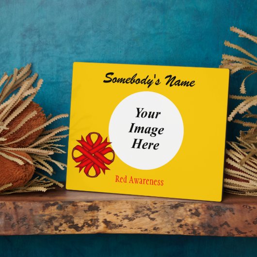 Red Clover Ribbon Template von Kenneth Yoncich Fotoplatte (Seite)