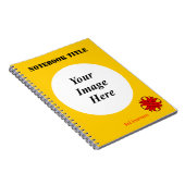 Red Clover Ribbon Template von Kenneth Yoncich Notizblock (Rechte Seite)