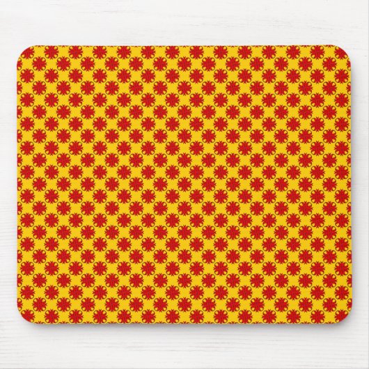 Red Clover Ribbon von Kenneth Yoncich Mousepad (Vorne)