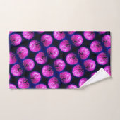 Red Clover Wildblume Abstraktes Muster Badhandtuch Set (Handtuch)
