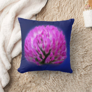 Red Clover Wildblume Kissen